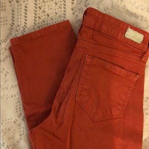 Skinny 3/4 cotton jeans